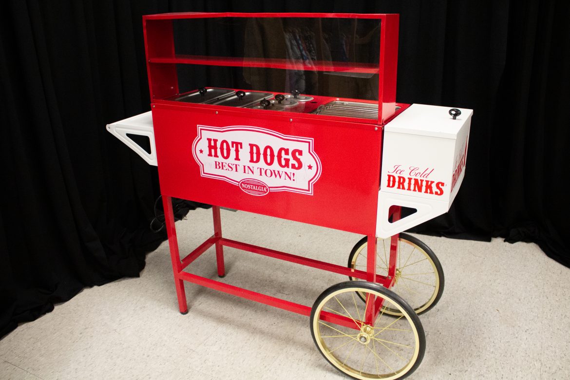 Hot Dog Cart (electric) Your choice for table and chair rentals
