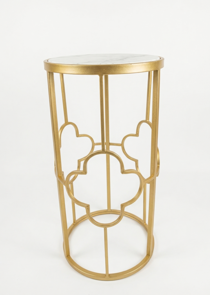 24″ Gold Metal Stand – Your choice for table and chair rentals, table ...